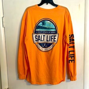 Vintage salt, life men’s T-shirt, long sleeve